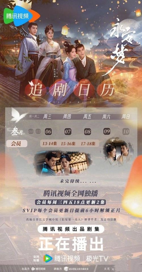 电视剧《永安梦》更新时间及追剧日历详情